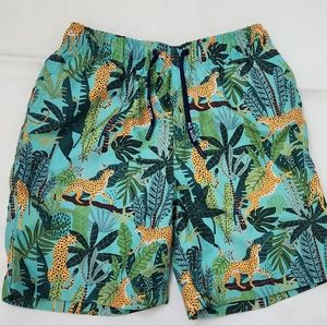 Arturo Calle Kids (Sz 8-9) Animal Print Boys Trunks